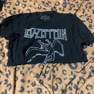 Led Zeppelin Black Graphic Tee